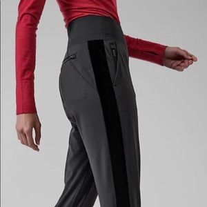 Athleta Venice Velvet Stripe Jogger